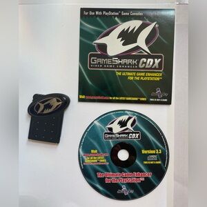 GameShark Code Storage Memory Card for PS2 + GameShark CDX V3.3 For PlayStation